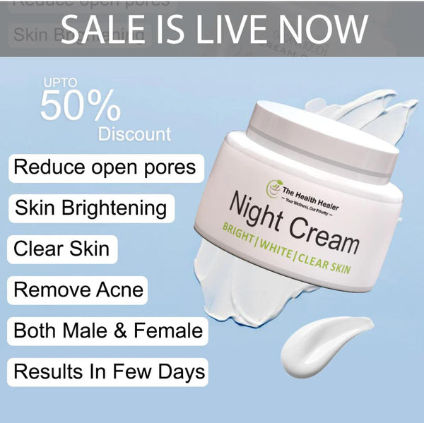 Premium Night Cream for Glowing Skin | 100% Natural night cream